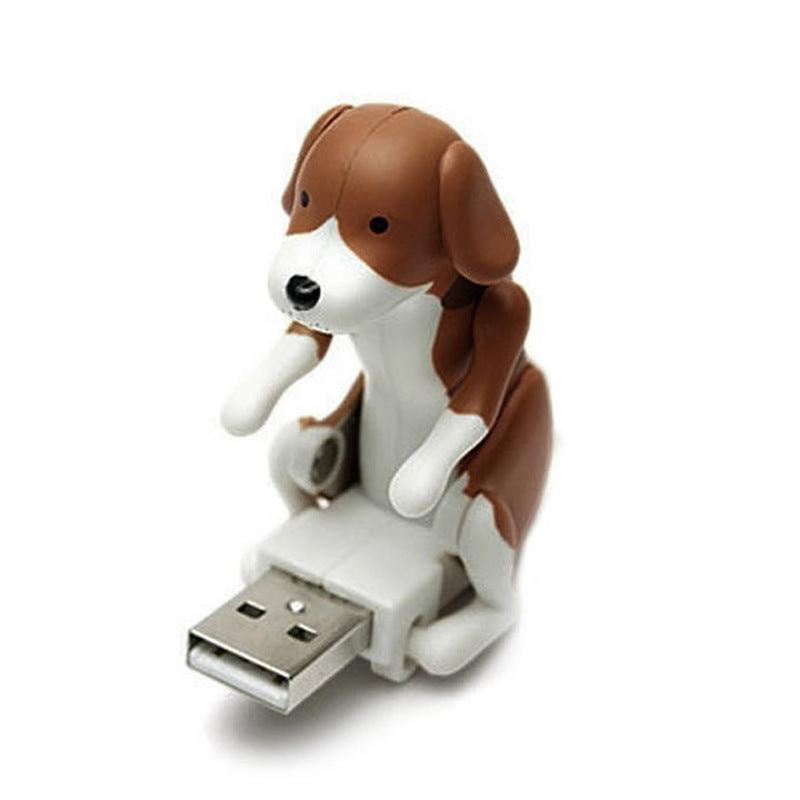 Portable Mini Cute Office Worker Cartoon USB Toy (Brown) - MRSLM