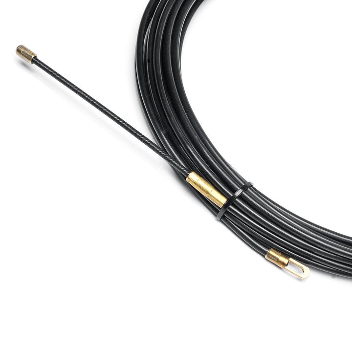 5-25M 4mm Nylon Wire Cable Puller Snake Push Fish Tape Reel Conduit Duct Rodder - MRSLM