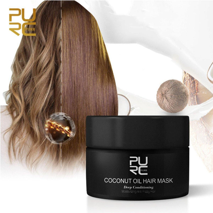 PURC Coconut Flavor Hair Mask Non-Steaming Nutrient Hair Mask - MRSLM