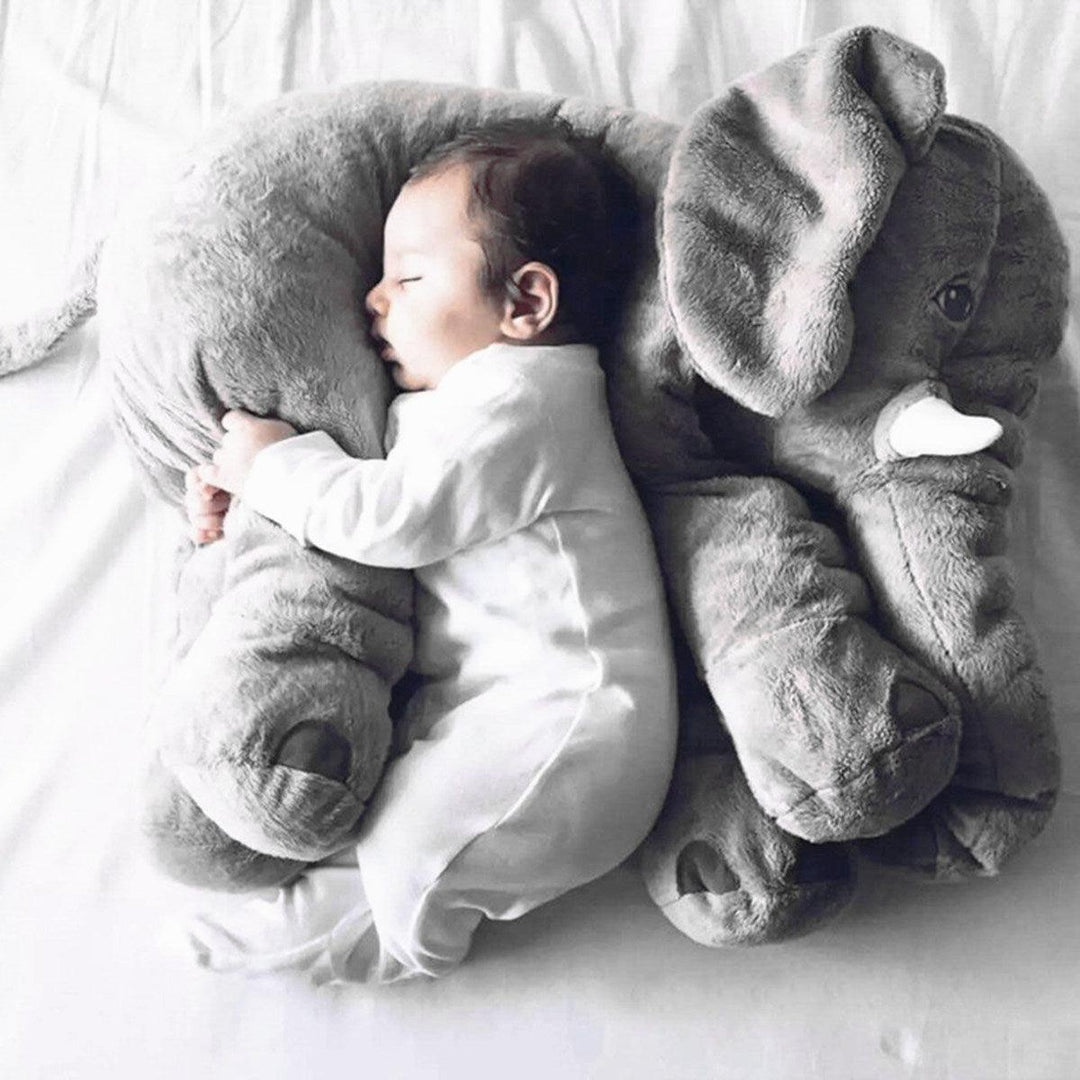 15.7" Stuffed Animal Soft Cushion Baby Sleeping Soft Pillow Elephant Plush Cute Toy for Toddler Infant Kids Gift - MRSLM