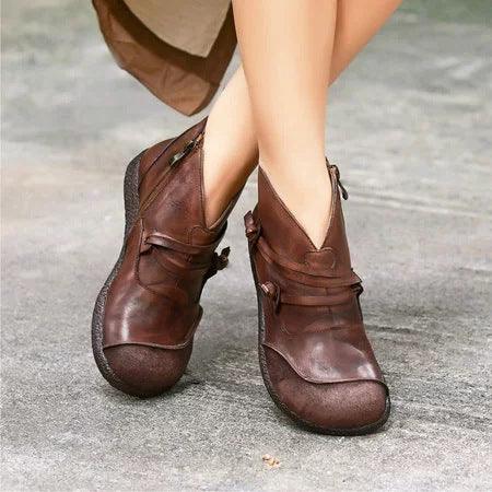 Women's suede mid-tube boots, view 8 - MRSLM