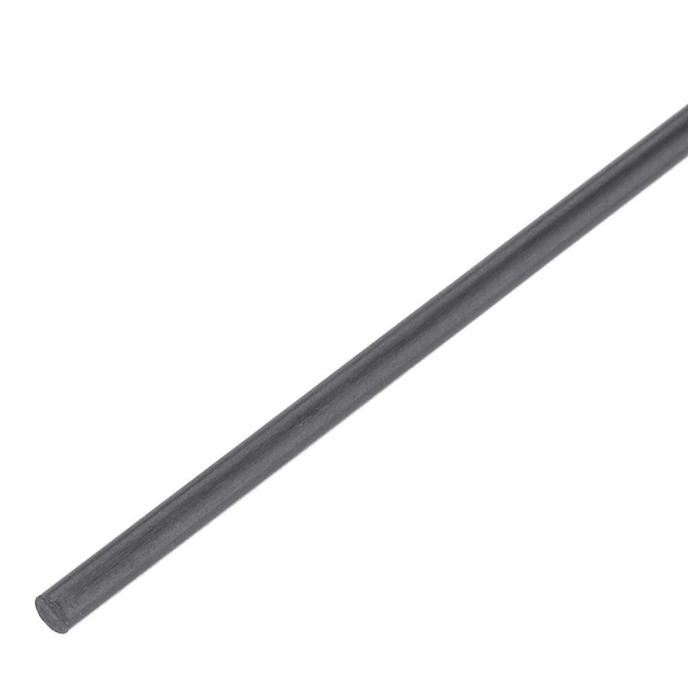 10Pcs/Set 200mm Round Carbon Fiber Rods Roll Bars Wrapped Matt Surface for RC Airplane DIY Tool - MRSLM