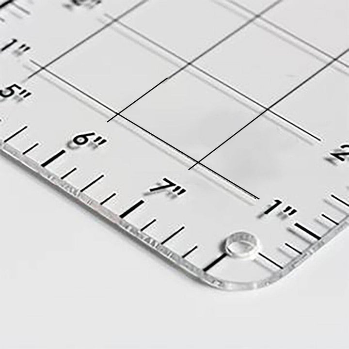 17 Inch T-shirt Ruler Guide High Precision to Center Designs T-Shirt Alignment Tool for Heat Press Vinyl Alignment - MRSLM