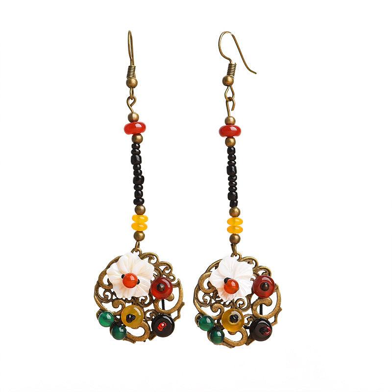 retro shell earrings - MRSLM