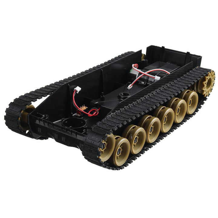 3V-9V DIY Shock Absorbed Smart Robot Tank Chassis Crawler Car Kit With 260 Motor - MRSLM