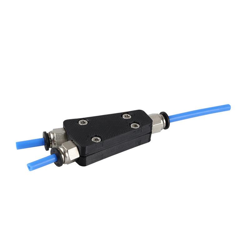 2-In-1 Out Pneumatic Connector Module for Ender-3 Extruder Feed 3D Printer Two-color Print - MRSLM