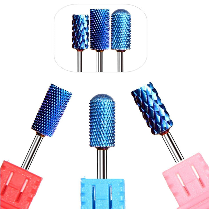 3 Styles Electric Nail Drill Machine Coated Carbide File Drill Bit Nail Art Manicure Pedicure - MRSLM