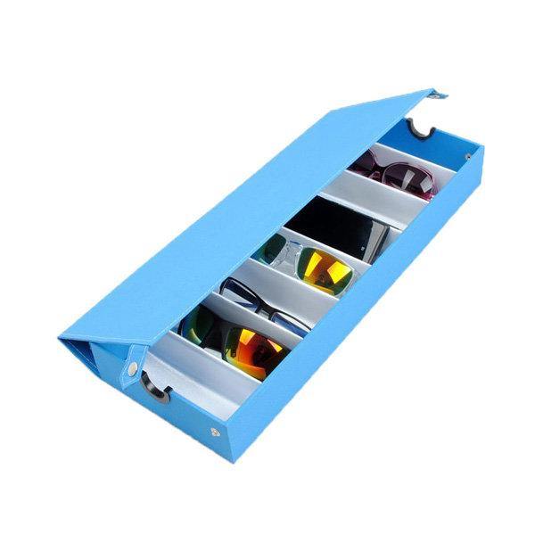 8 Grids Eyeglasses Sun Glassess Glasses Storage Box Display Tray Jewelry Showing Case - MRSLM