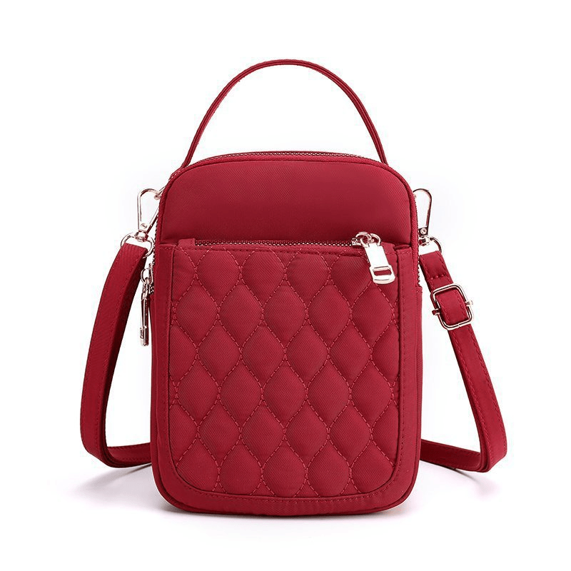 Women Large Capacity Multi-Pocket Waterproof Handbag Shoulder Bag Crossbody Bag - MRSLM