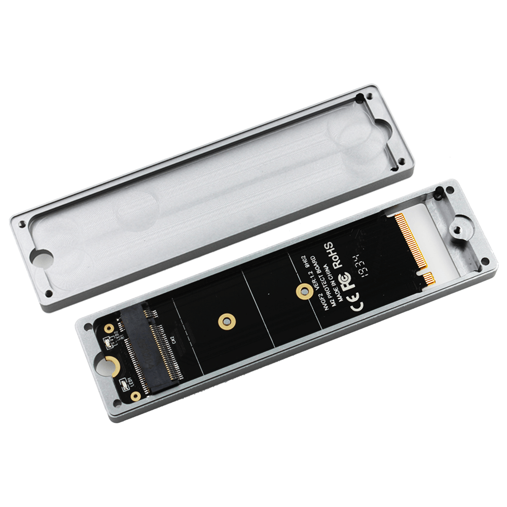 JEYI NVME M2 SSD Radiator Hard Disk Box Heat Sink LED NGFF SATA M2 Shield Plate Aluminum Cooling Snowpard-m2 - MRSLM