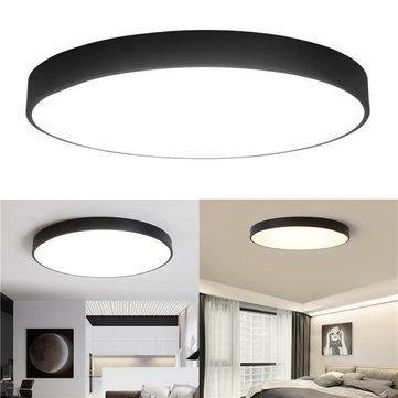 12W 18W 24W 5CM Warm/Cold White LED Ceiling Light Black Mount Fixture for Home Bedroom Living Room - MRSLM