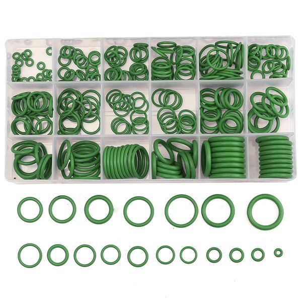 Suleve™ MXRW1 R22/R134a Air Conditioning O-Ring Rubber Ring Waterproof Washer 270Pcs - MRSLM