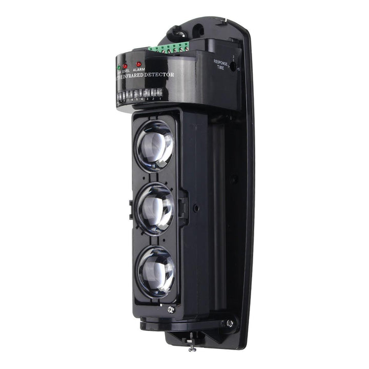 250M Alarm Triple Beam Photoelectric Infrared LED Detector Home Garden Security System Transmiter + Receiver - MRSLM