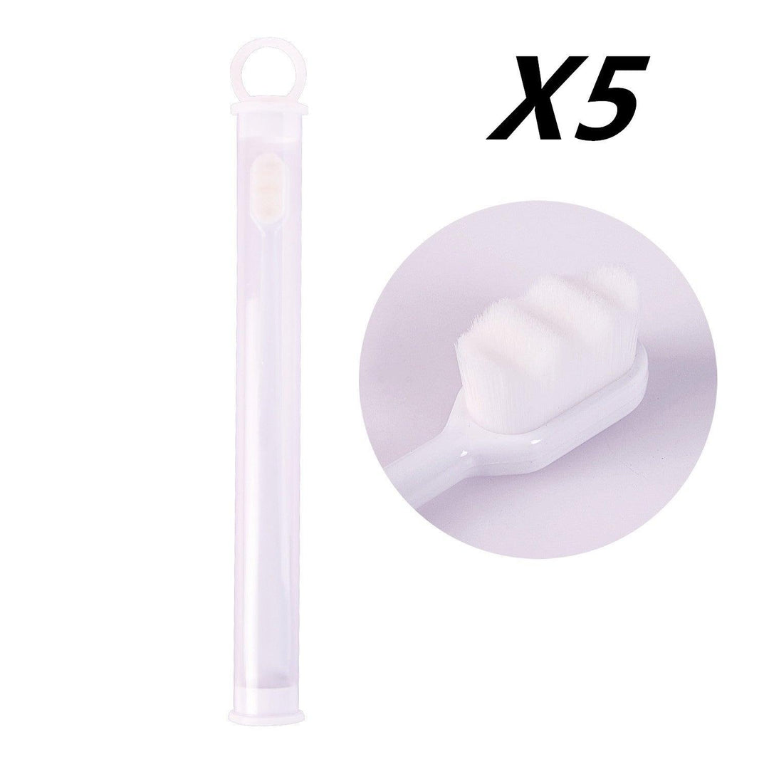 Ultra-fine Toothbrush Super Soft Bristle Deep Cleaning Brush Portable For Oral Care Tools Teeth Care Oral Cleaning Travel - MRSLM