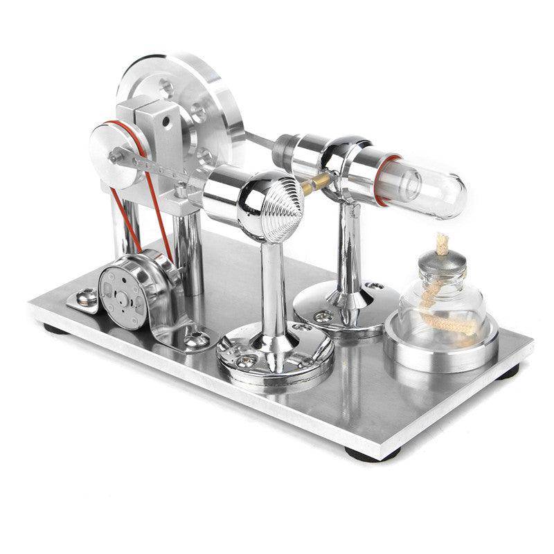Hot Air Stirling Engine Model Electricity Power Generator Motor Toy Kits Gift - MRSLM