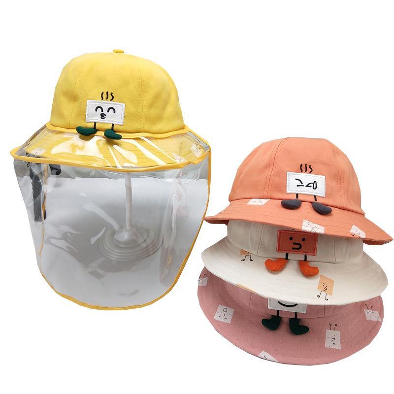 Kids / Little Kids(1-4ys) Windproof Removable Face Screen Cute Sun Hat - MRSLM