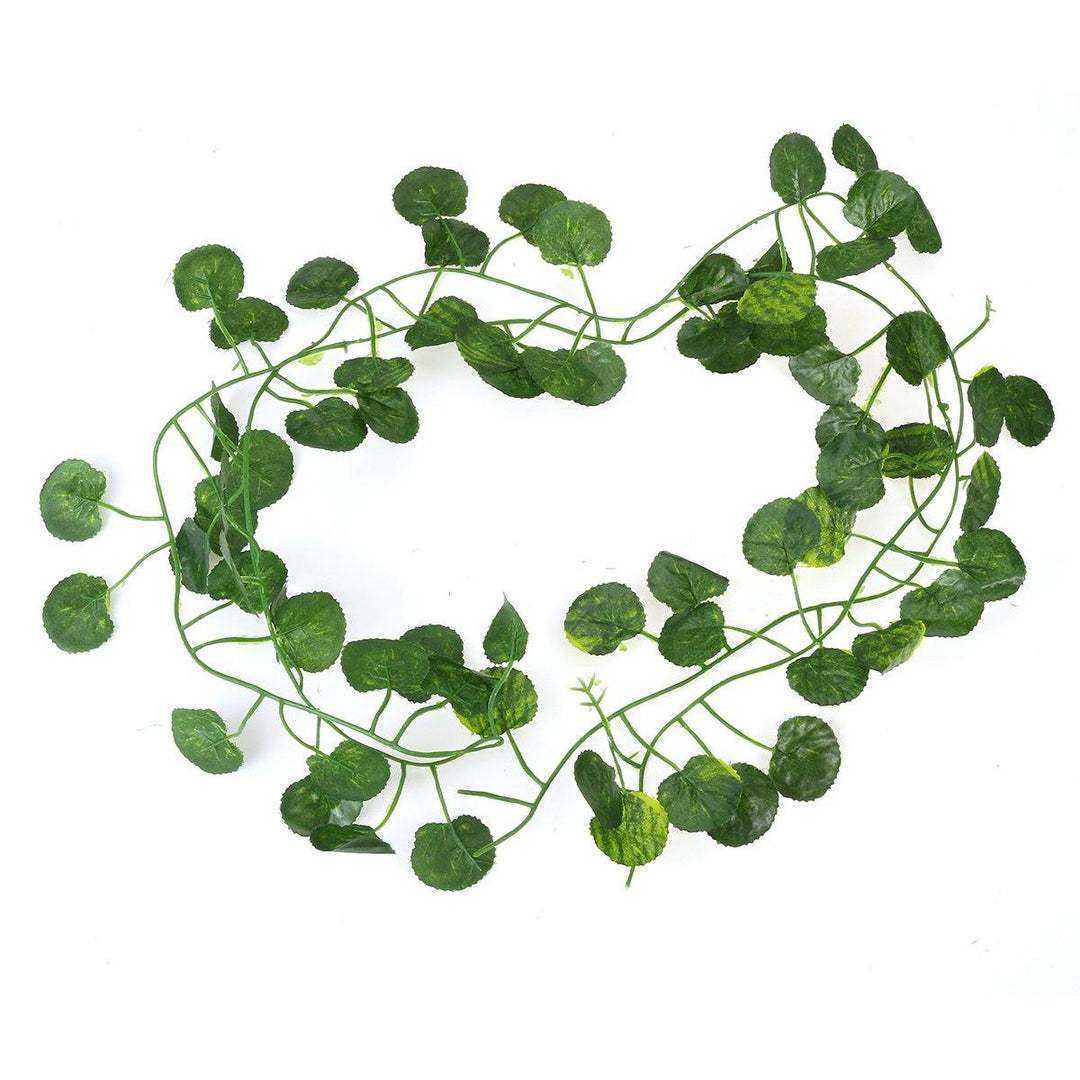 6-24Pcs 2.3m 81 Leaves Artificial Hanging Plants Green Silk Ivy Vine Garland - MRSLM