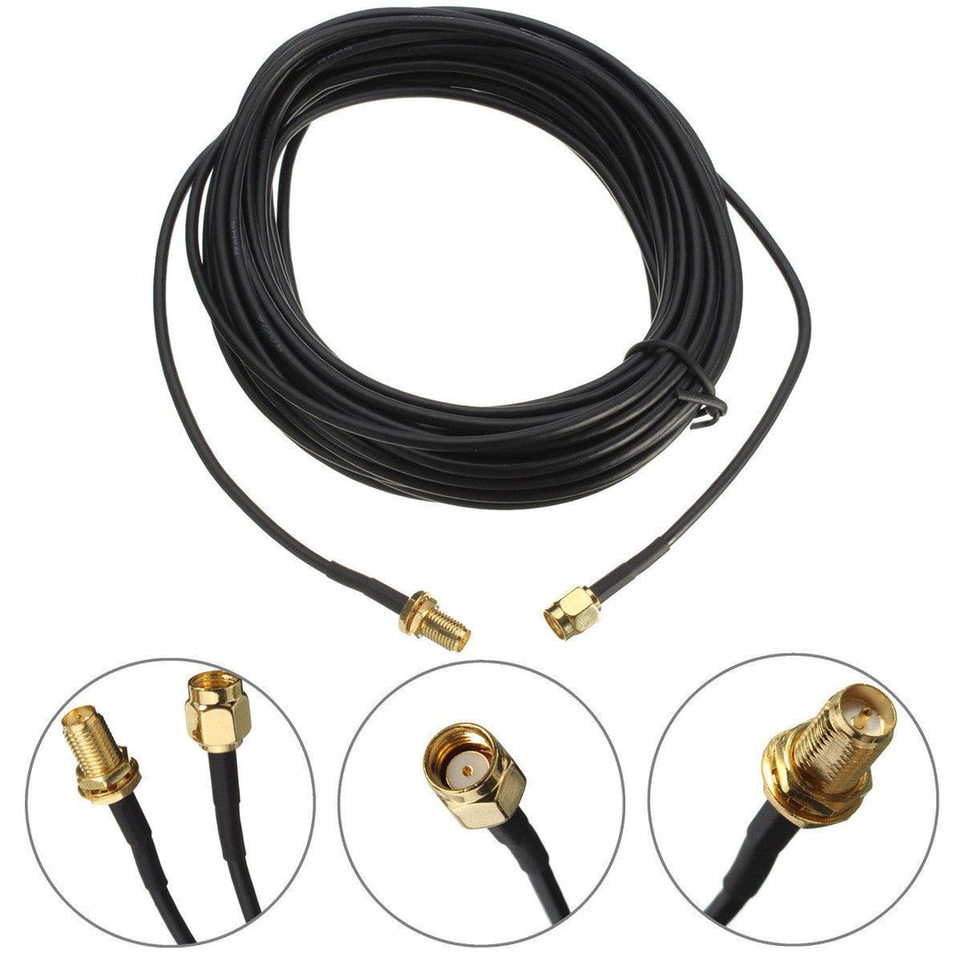 RG174 1M/5M RP-SMA Male to Female Wifi Antenna Extension Cable for Wireless Network Card Router AP - MRSLM