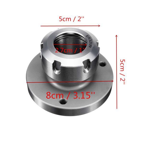 80mm Diameter ER-32 Collet Chuck Compact Lathe Tight Tolerance CNC Collect Chuck - MRSLM