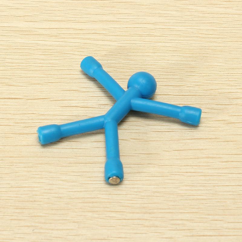 Mini Q-Man Magnet Novelty Curiously Awesome Gift Cute Rubber Man Magnetic Toys - MRSLM