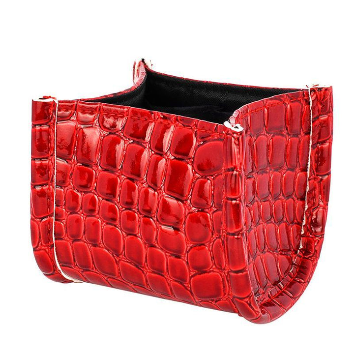 3 Colors Crocodile Skin Brush Storage Cosmetic Bag - MRSLM