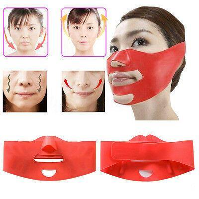 Ultra-thin Chin Cheek Slim Lift Up Anti Wrinkle Face Mask Strap V Face Line US - MRSLM