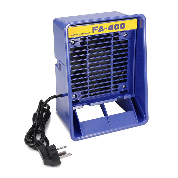 FA-400 110V Soldering Iron Smoke Absorber Remover Fume Extractor Smoke Air Fan + 2 Filters - MRSLM