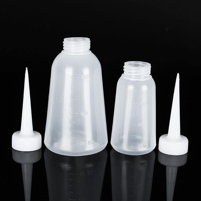 100mL 250mL Lab Wash Bottle Liquid Water Squeeze Bottle Graduated Conical Container Straight Tip - MRSLM