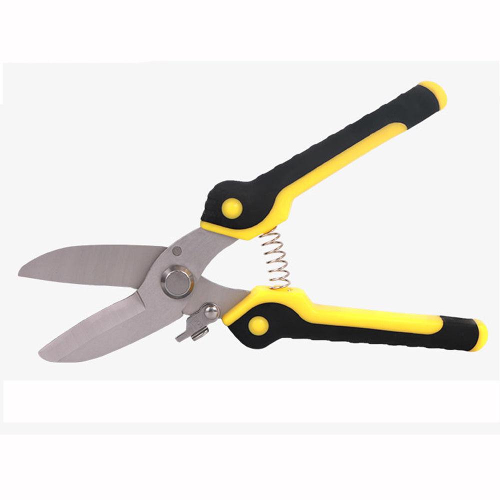 Home Garden Multifunctional Shear Tools Garden Branch Pruning Shears Cutter Home Improvement Iron Shears with Tooth - MRSLM