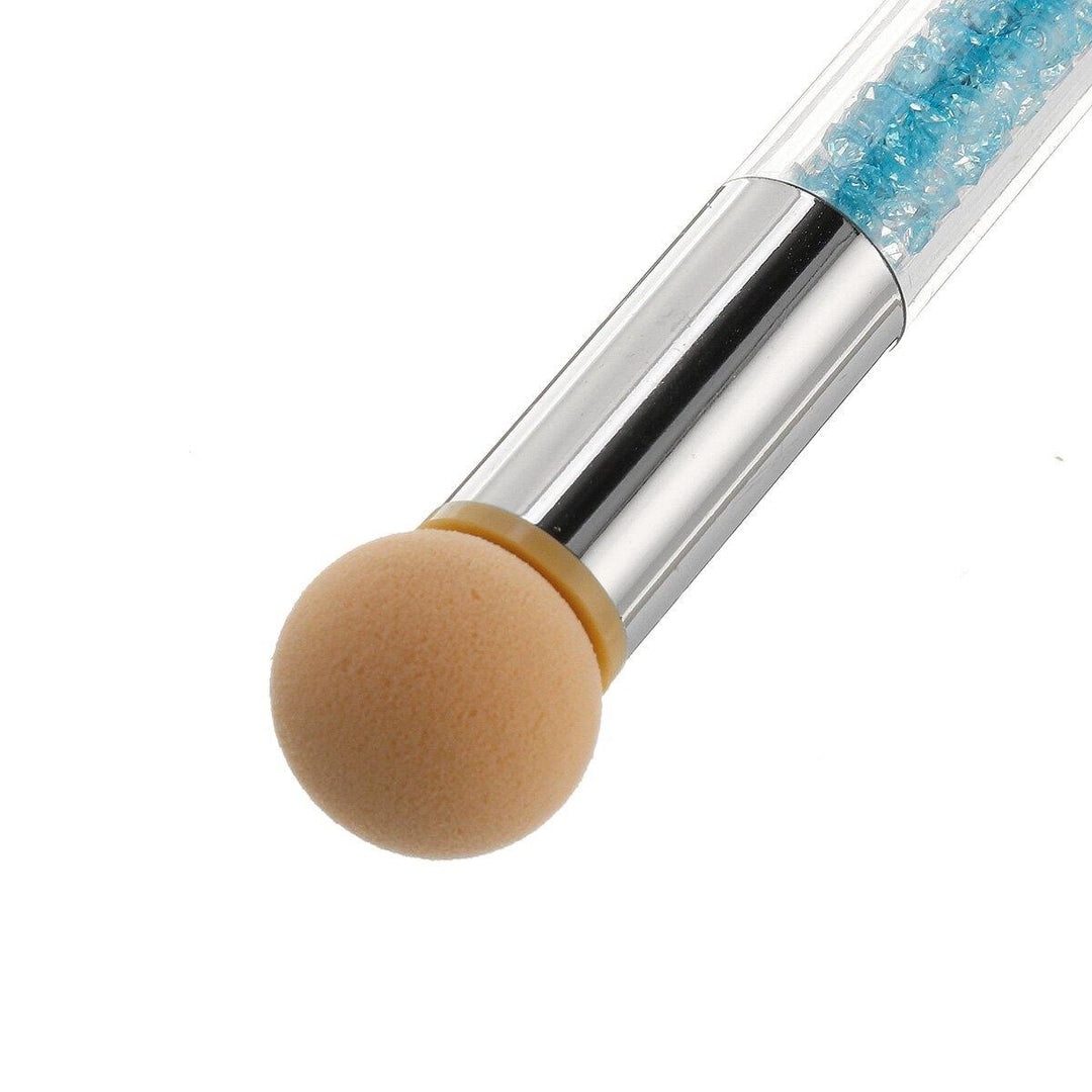 6Pcs Nail Tool Gradient Pen Halo Pen Light Therapy Point Color Glue Sponge Pen Double Head - MRSLM