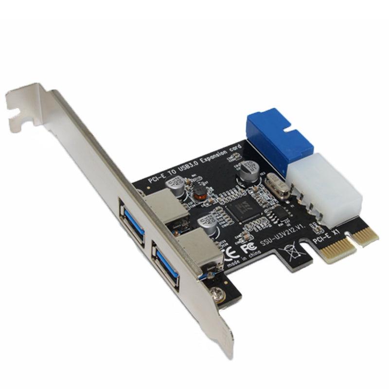 SSU V212 PCI-E to USB 3.0 Expansion Card With Prefacing 20PIN Interface for Desktop Computer - MRSLM