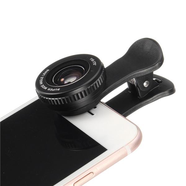 Universal 2 In 1 Mobile Phone Lens 0.6X Wide Angle 15X Macro For SmartPhone Tablet - MRSLM