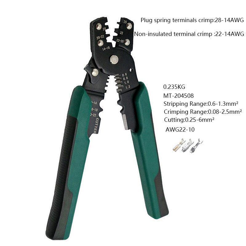 Multitool Pliers Crimping Pliers Wire Stripper Multi-functional Snap Ring Terminals Crimpper Crimping Pliers Decrustation Pliers Tools - MRSLM