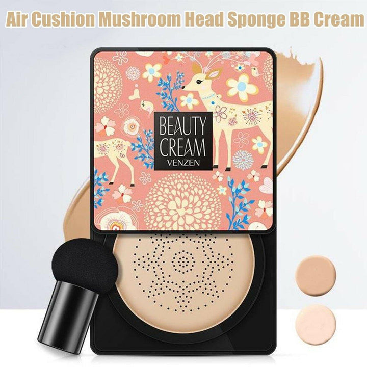 Mushroom Head Air Cushion CC Cream Moisturizing Natural Brightening Makeup Foundation - MRSLM