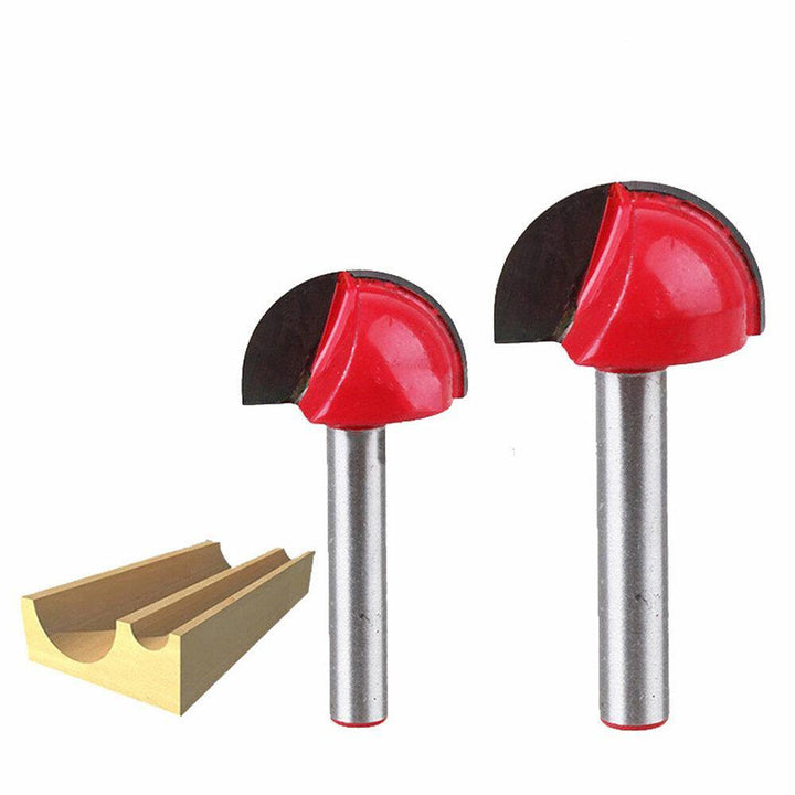 6mm Shank Wood Cutter Solid Carbide Round Nose Bits Round Nose Cove Core Box Router Bit Woodworking Cutters CNC Tools - MRSLM