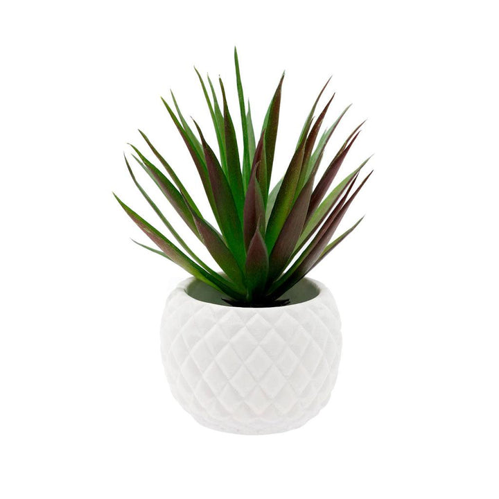 White Ceramic Pineapple Planter - MRSLM