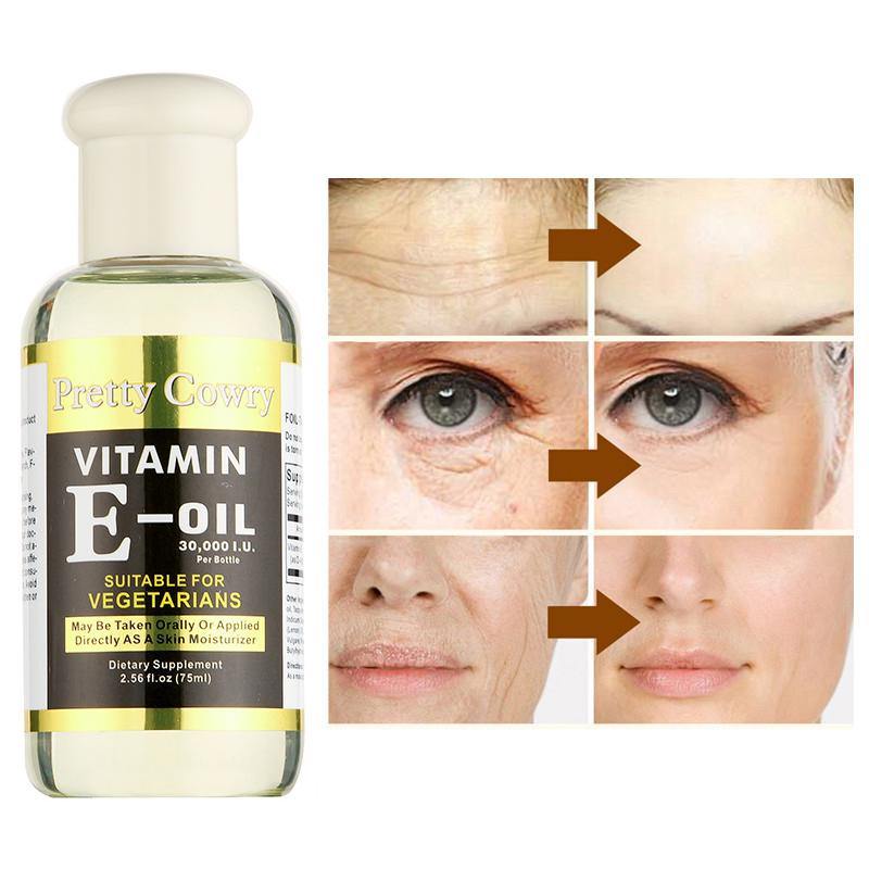 75ml Vitamin Essential Oil Repair Face Brighten Skin Care Oil Moisturizing (01#) - MRSLM