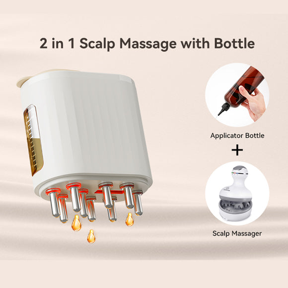 Hair Oil Applicator and Scalp Massager for Deep Conditioning and Relaxation