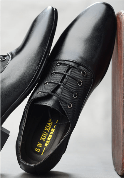 Men's Business Suit Leather Shoes - MRSLM