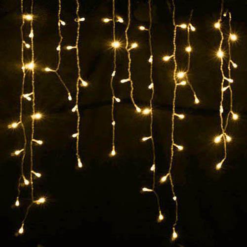 Christmas 4M 96 LED Indoor Outdoor String Lights 110-220V Curtain Icicle Drop LED Party Garden Stage Decorative Light - MRSLM