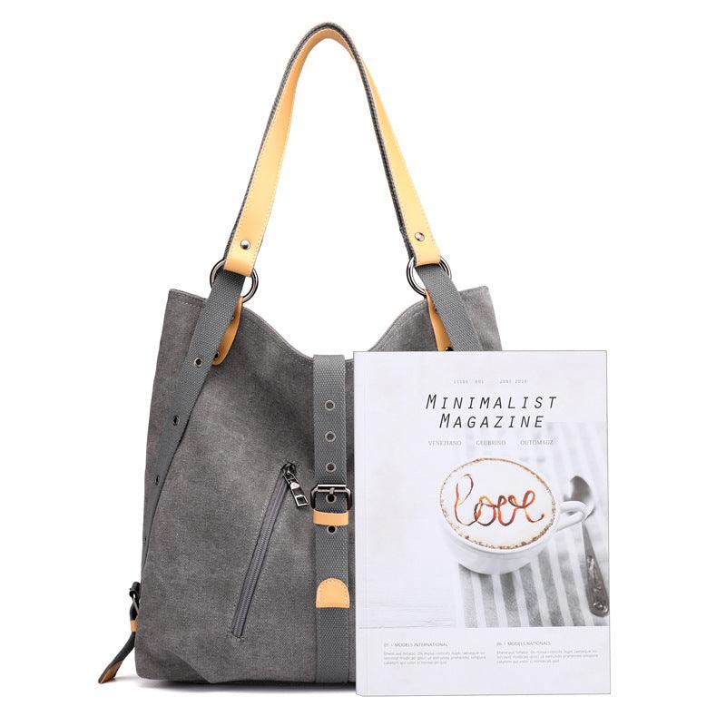 Women's Large Capacity Canvas Shoulder Bag