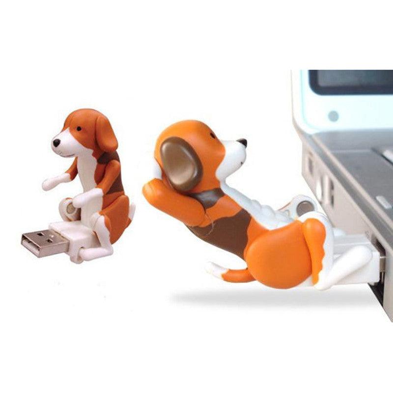 Portable Mini Cute Office Worker Cartoon USB Toy (Brown) - MRSLM
