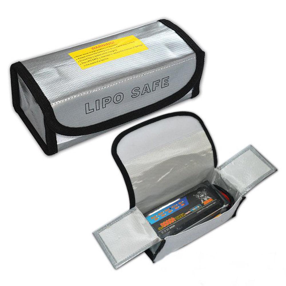 2pcs 185x75x60mm Lipo Battery Portable Fireproof Explosion Proof Safety Bag - MRSLM