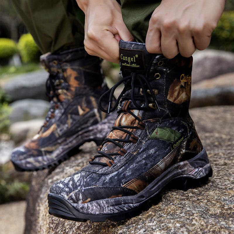 Men's Camouflage Anti-skid Anti-collision All-match High-top Martin Boots - MRSLM