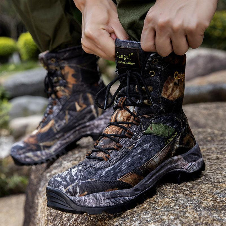 Men's Camouflage Anti-skid Anti-collision All-match High-top Martin Boots - MRSLM