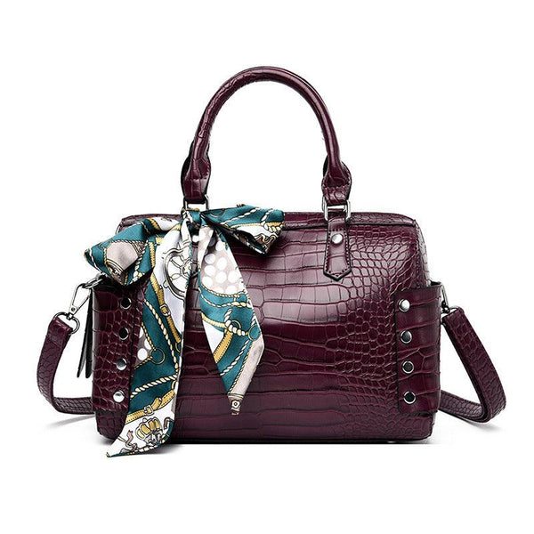 European And American Retro Handbag Pattern Silk Scarf Female Bag - MRSLM