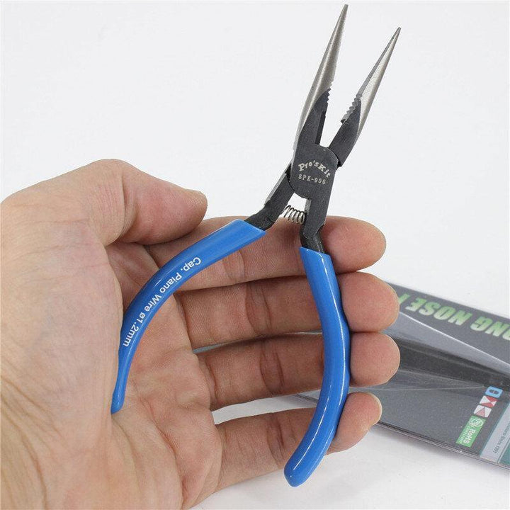 Pro'sKit 8PK-906-C Cable Wire Cutter Hand Tools Electrician Multi Electronics Tools Cutting Needle Nose Pliers - MRSLM