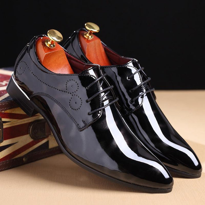 Personality Youth Leather Shoes Trend Wedding Shoes - MRSLM