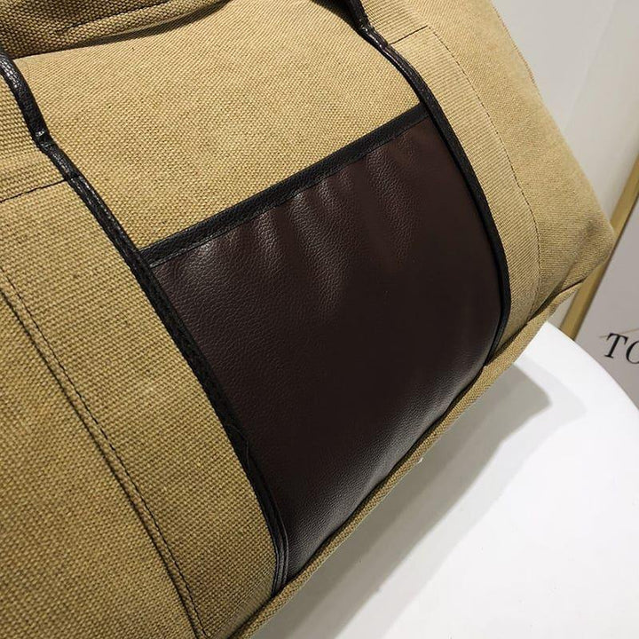 Men High-Capacity Canvas Multi Color Travelling Bag Handbag - MRSLM