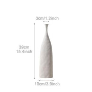 Nordic Art Plain Embryo Ceramic Vase Ornaments - MRSLM